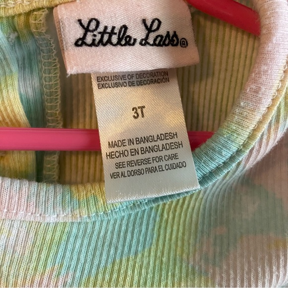 Little Lass Unicorn Skirt Overall With Pockets And Matching Shirt Size 3T - Picture 6 of 9